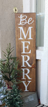 Happy Fall/Be Merry 2-sided Porch Sign- 9" x 36"